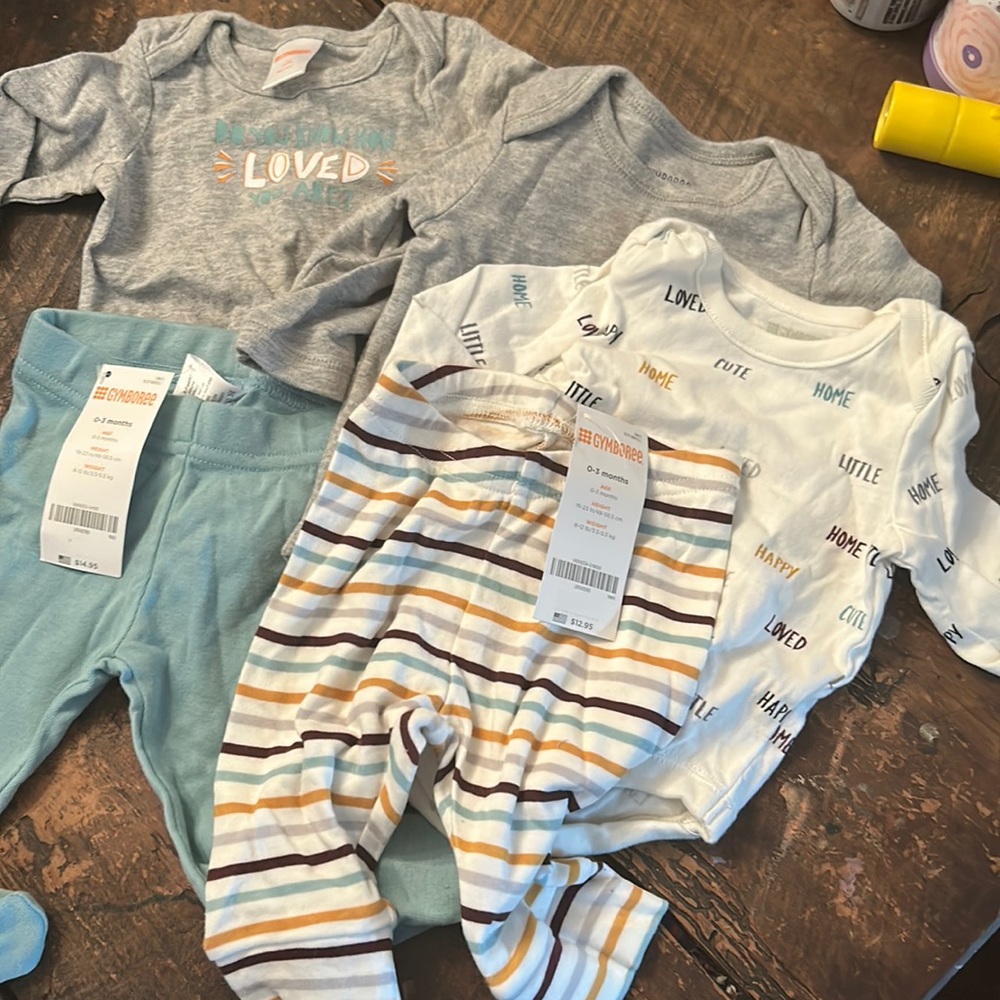 Gymboree Boys outfits 0-3 months NWT